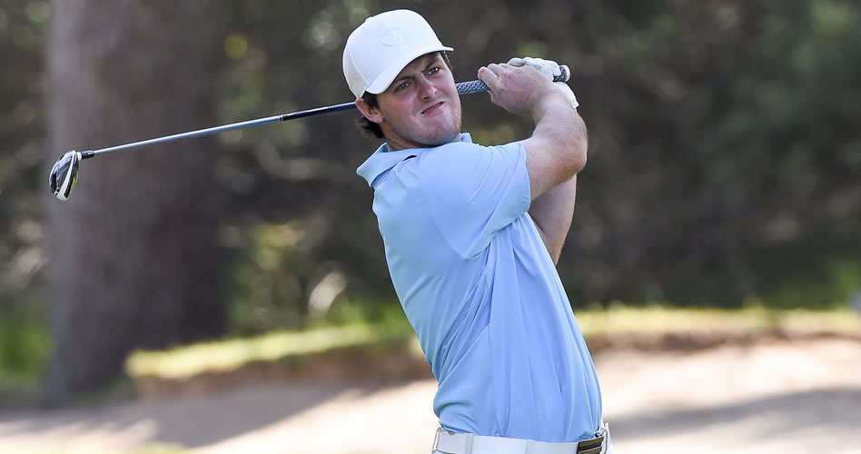 PUNTA DEL ESTE, URUGUAY - OCT. 14, 2016: El chileno Guillermo Pereira durante la segunda ronda del Roberto De Vicenzo Punta del Este Open Copa NEC, evento del PGA TOUR Latinoamérica que se adelanta en el Club del Lago Golf en Punta del Este, Uruguay. (Enrique Berardi/PGA TOUR)