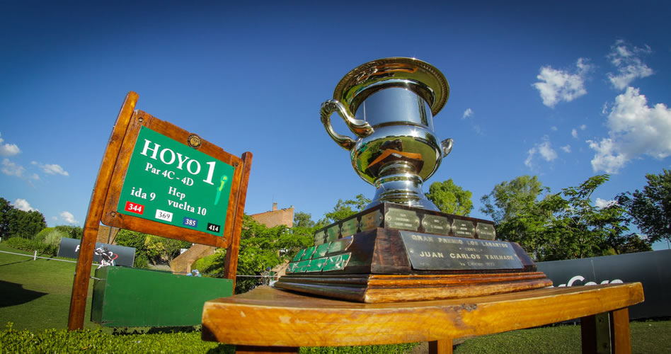 El trofeo que levantará el país ganador el domingo en Los Lagartos CC