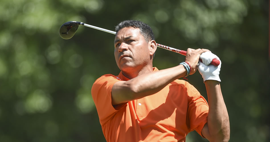 BUENOS AIRES, ARGENTINA - NOV. 18, 2016: El argentino Rafael Gómez durante la segunda ronda del 111º VISA Open de Argentina presentado por OSDE, evento del PGA TOUR Latinoamérica que se disputa en Olivos Golf Club. (Enrique Berardi/PGA TOUR)