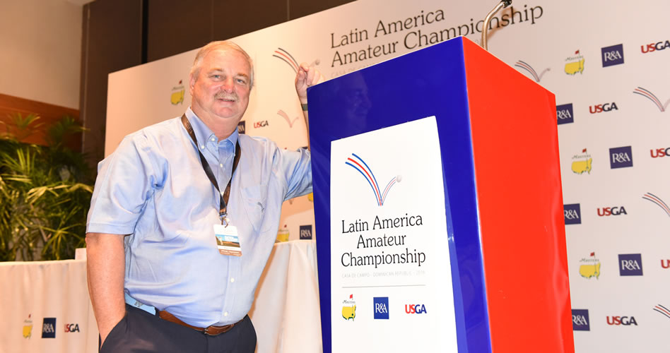 Mark Lawrie, “El LAAC apoyará el crecimiento del golf en Panamá” (cortesía Latin America Amateur Championship)