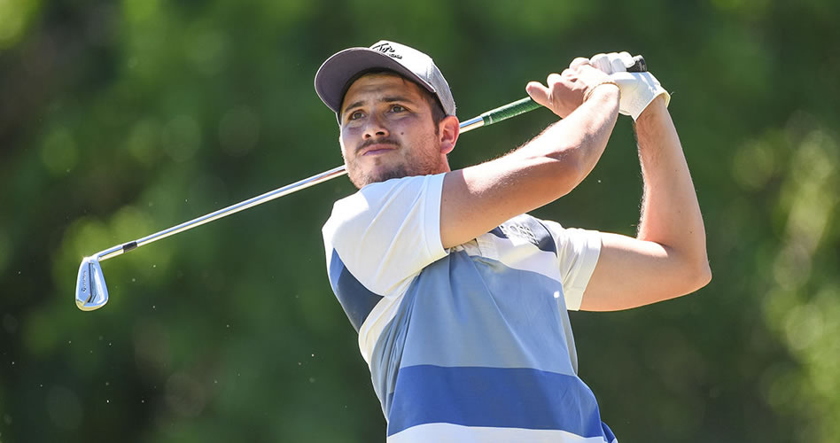 El argentino Julián Lerda completa este año su segunda temporada en condición de profesional. (Enrique Berardi/PGA TOUR)