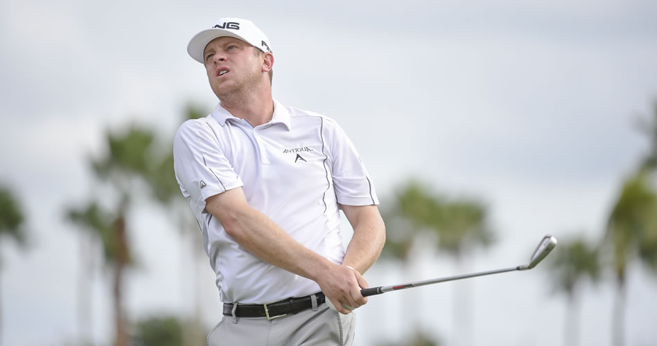 MIAMI, EE.UU - DIC. 3, 2016: El estadounidense Nathan Lashley durante la tercera ronda del Shell Championship, evento del PGA TOUR Latinoamérica que se disputa en Melreese Country Club / International Links Miami. (Enrique Berardi/PGA TOUR)