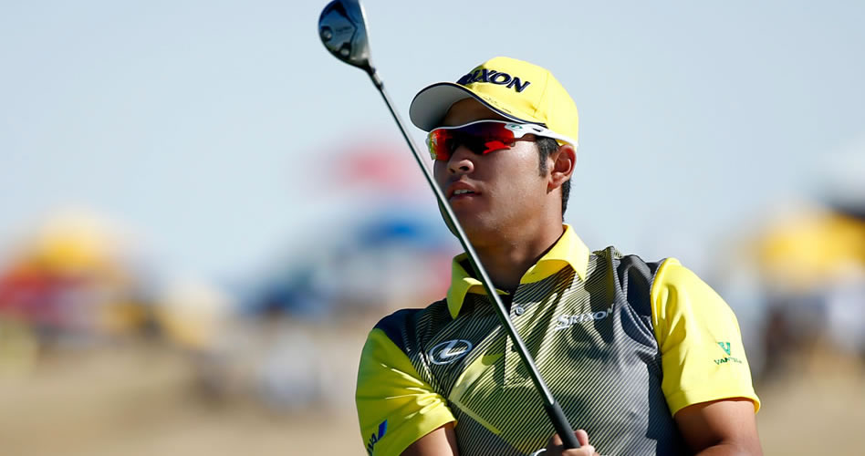 Hideki Matsuyama lucido con victoria del Hero World Challenge en retorno de Tiger (cortesía Golf News Net)