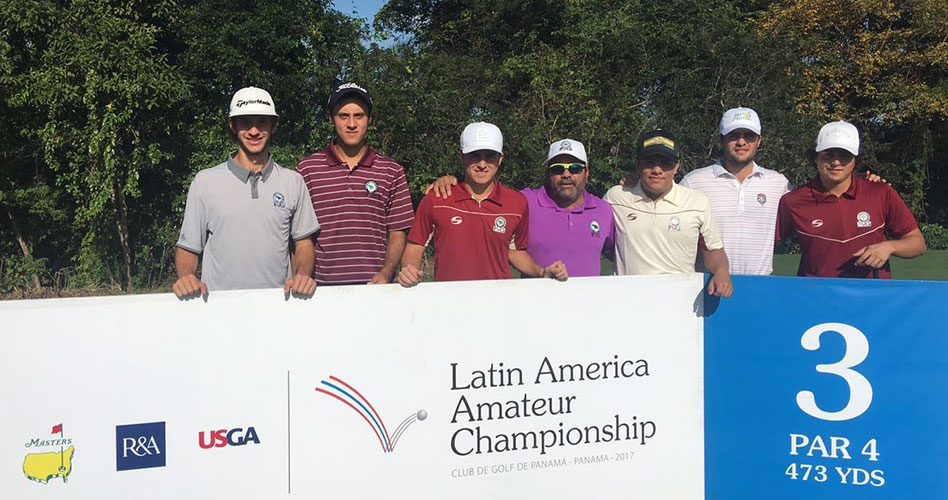 Equipo venezolano en Latinoamericano de Golf Amateur 2017