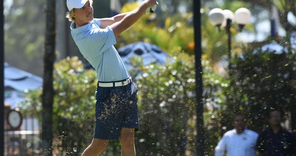 Paul Chaplet lidera el Centroamericano Amateur de Golf