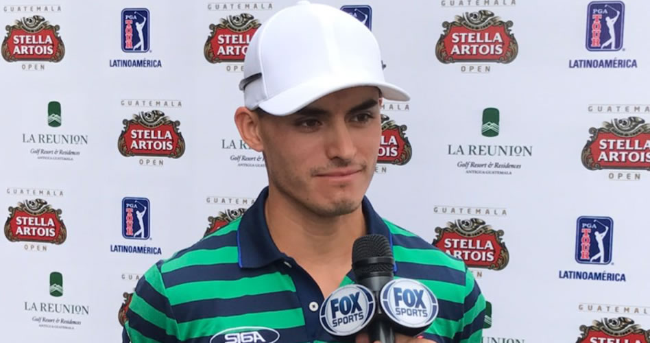 Chileno Espinoza sigue caliente en las faldas del Volcán Fuego Maya con 10 bajo-par (cortesía PGA Latinoamérica)