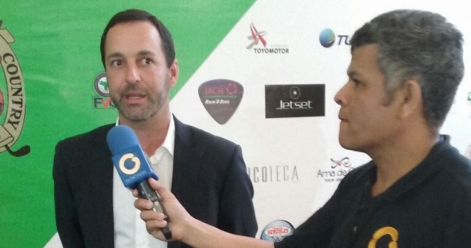 Diego Larrazábal, “Es gratificante ser parte del futuro del Abierto de Golf Lagunita Country Club”