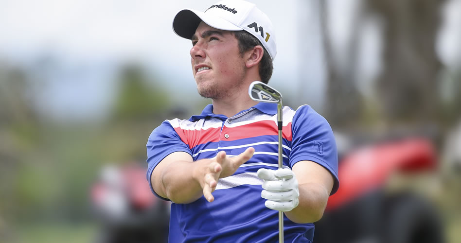 TELA, Honduras – Marzo 23, 2017: J.D. Dornes de EE.UU. durante la primera ronda del Honduras Open en Indura Beach and Golf Resort. (Enrique Berardi/PGA TOUR)