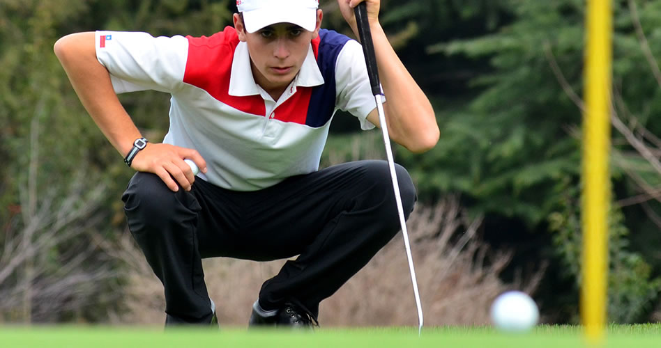 Joaco se escapa en Los Lirios (cortesía chilegolf.cl)