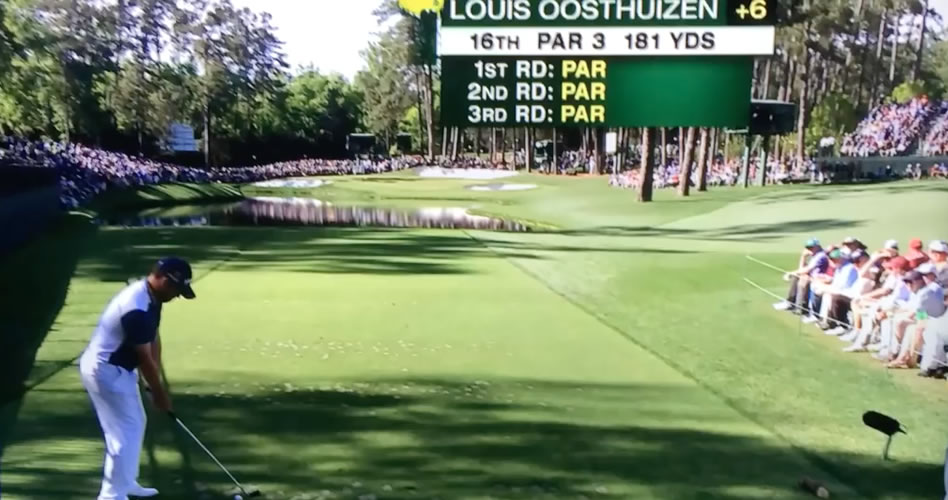 Video, hoyo en uno de Louis Oosthuizen en el Masters 2016