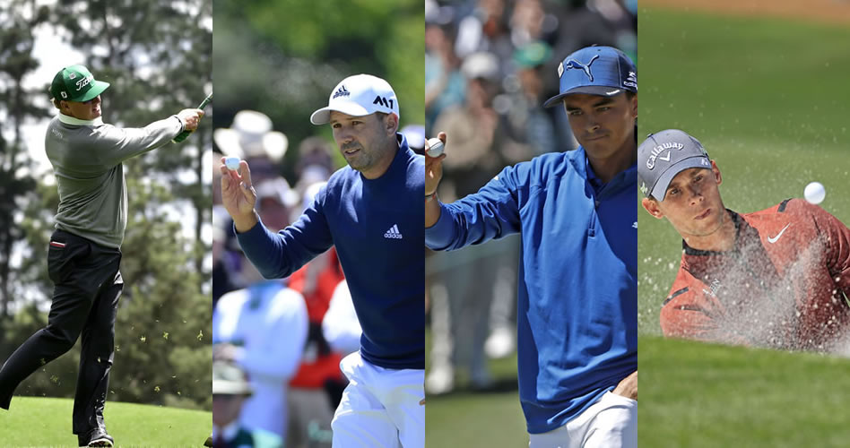 Cuatro hombres y el Masters como destino (cortesía Augusta National Golf Club)