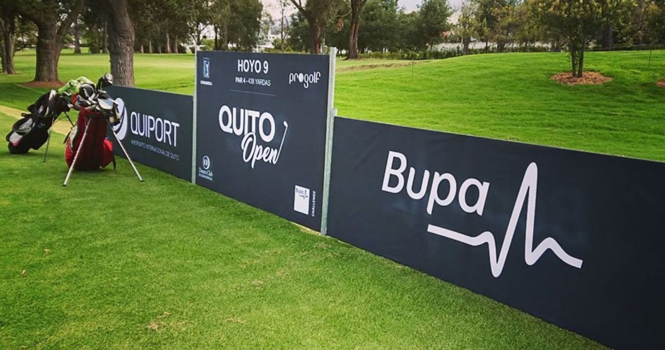 El Quito Tenis y Golf Club ya está listo para esta nueva parada del Bupa Challenge. (Foto por Quito Open/PGA TOUR)