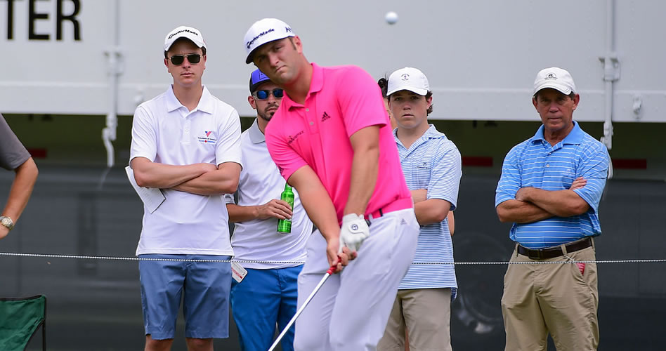 Jon Rahm, ayer durante la tercera ronda del DEAN&DELUCA. © Golffile | Ken Murray