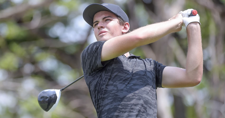 GUANACASTE, COSTA RICA - MAY 07: Ryan Ruffels of Australia during the third and final round of the PGA TOUR Latinoamerica Essential Costa Rica Classic at Reserva Conchal Golf Club on May 7, 2017 in Guanacaste, Costa Rica. (Enrique Berardi / PGA TOUR)