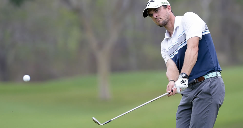 GUANACASTE, COSTA RICA - MAYO 5, 2017: El estadounidense George Bryan IV durante la primera ronda del Essential Costa Rica Classic, nuevo evento del PGA TOUR Latinoamérica que se disputa en el campo de Reserva Conchal Golf Club. (Enrique Berardi/PGA TOUR)