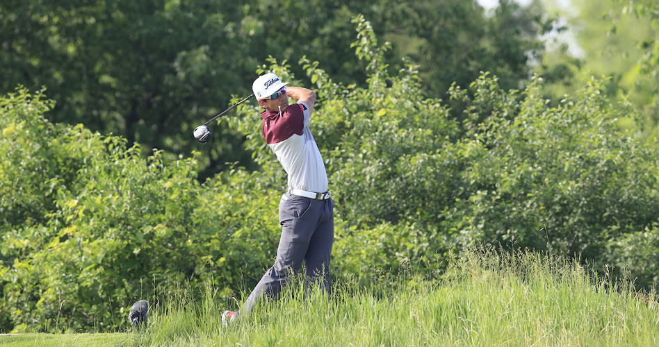 Rafa Cabrera Bello durante la primera ronda en Erin Hills. © Golffile | Eoin Clarke