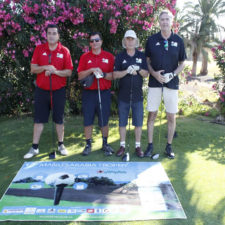 Los periodistas y deportistas ganan en la primera jornada del Manu Sarabia Trophy