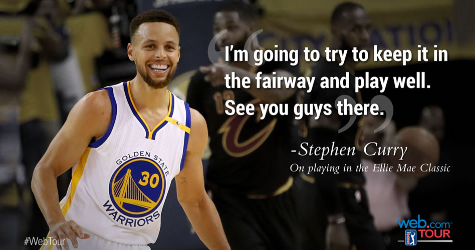 Stephen Curry jugaré en el Web.com Tour cumplliendo uno de sus sueños (cortesía PGA Tour)