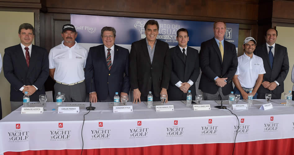 Conferencia de Prensa del Abierto de Paraguay Copa NEC presentado por Audi Diesa / Gentileza: Enrique Berardi/PGA TOUR