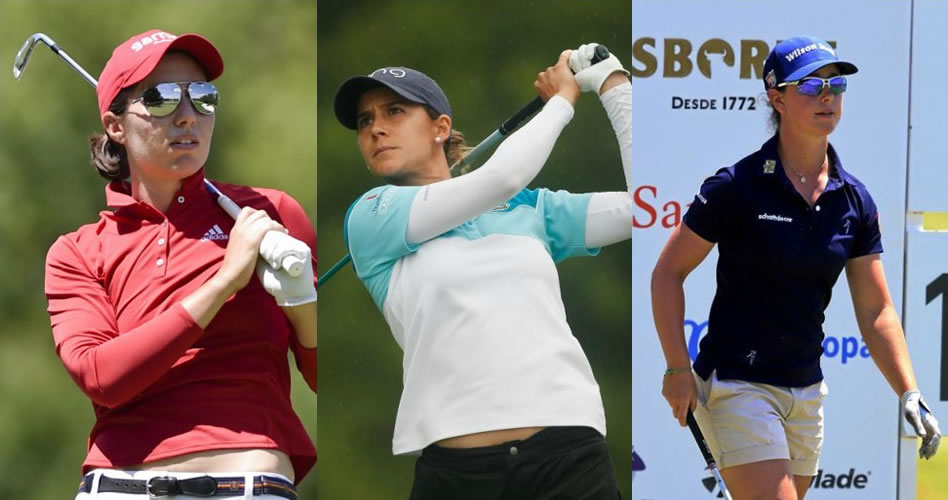 Tres jugadoras buscan el primer 'major' femenino para España