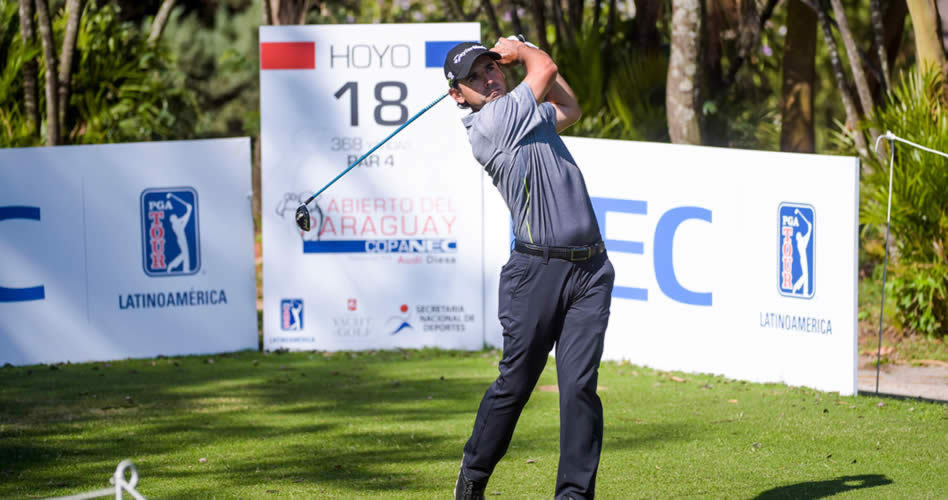 Fabrizio Zanotti (PAR) arrancó muy bien el Abierto del Paraguay Copa NEC presentado por Audi Diesa / Gentileza: Enrique Berardi/PGA TOUR