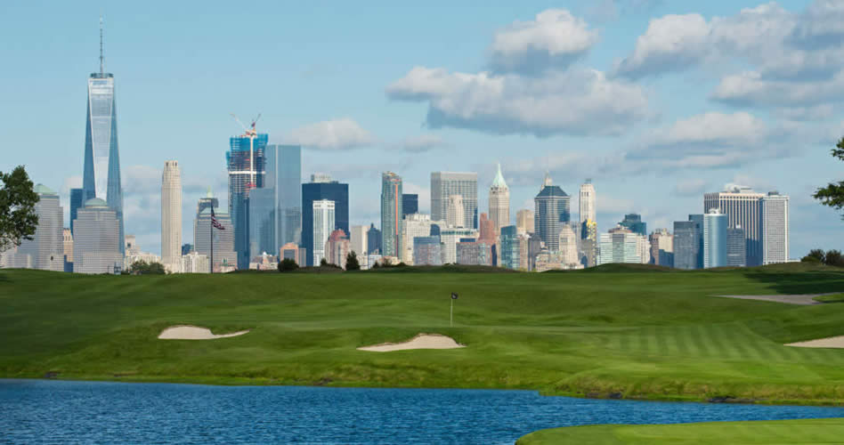 Liberty National Golf Club en imágenes (cortesía Stan Badz y Chris Condon / PGA Tour / Getty Images)