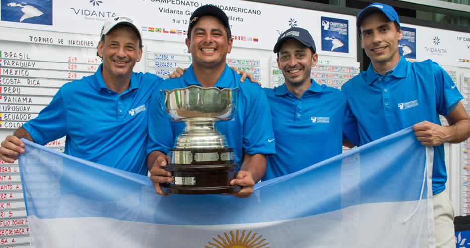 Argentina se quedó con la copa de la 10ma edición del Campeonato Latinoamericano de Golf, que se jugó en el Campo Greg Norman de Vidanta Nuevo Vallarta, México