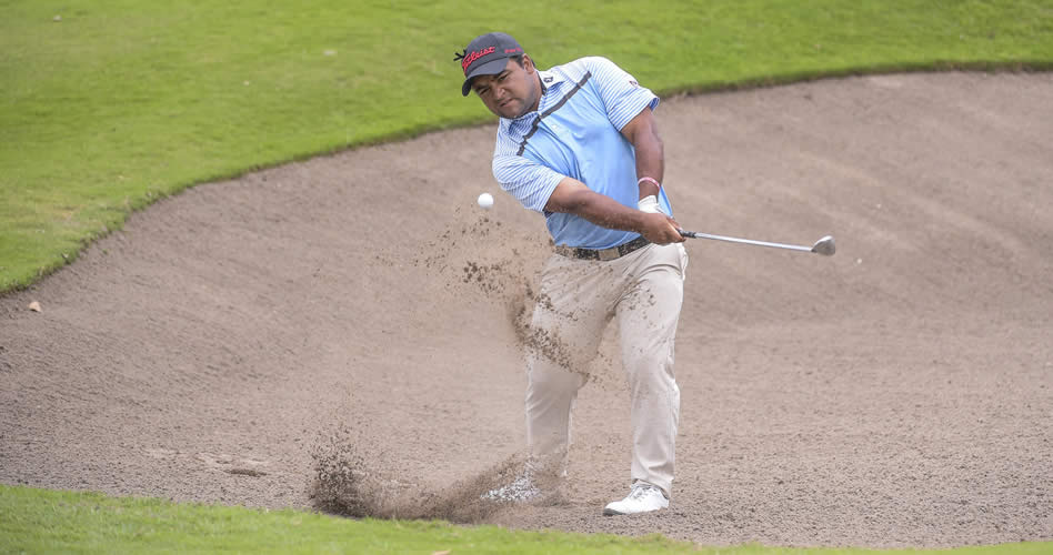 LIMA, PERU - OCT. 19, 2017: El uruguayo Juan Álvarez durante la primera ronda del Lexus Perú Open presentado por Diners Club la mañana de este jueves en Los Inkas Golf Club en Lima, Perú. (Enrique Berardi/PGA TOUR)