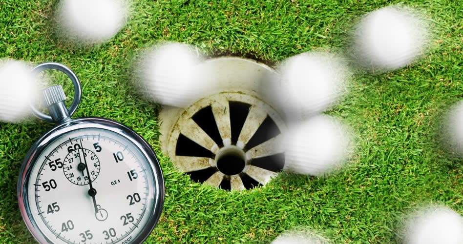 Lee Westwood contra el tiempo (cortesía YouTube)