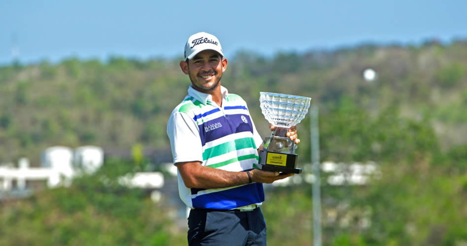 Wolmer Murillo con su 1ra victoria en Asia (cortesía asiandevelopmenttour.com)