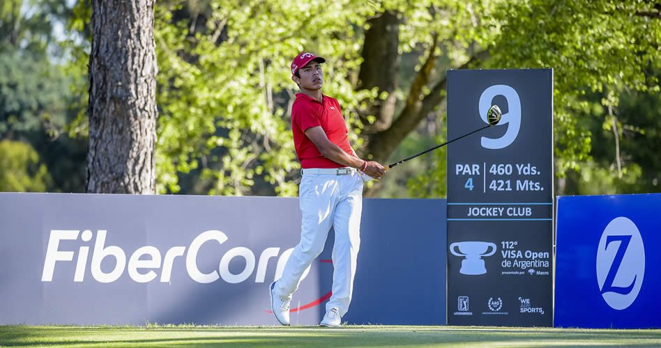BUENOS AIRES, ARGENTINA - NOV. 16, 2017: El argentino Augusto Núñez durante la primera ronda del 112° VISA Open de Argentina presentado por Macro, evento del PGA TOUR Latinoamérica que se celebra esta semana en el Jockey Club en Buenos Aires, Argentina. (Enrique Berardi/PGA TOUR)