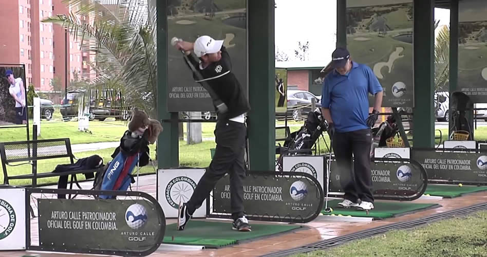 Campo de práctica de Fedegolf (cortesía YouTube)