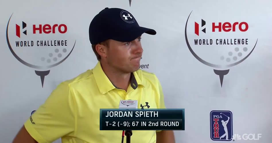Jordan Spieth (cortesía Golf Channel)