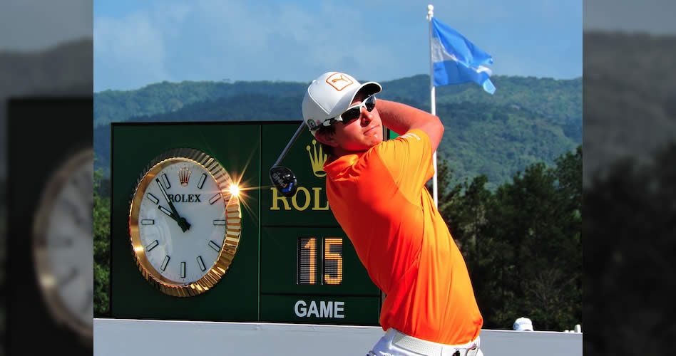 Nicolás Echavarría, líder del golf professional colombiano