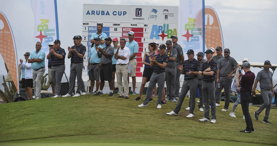 PGA TOUR Latinoamérica contra la pared tras dos días de la Aruba Cup (Enrique Berardi/PGA TOUR)