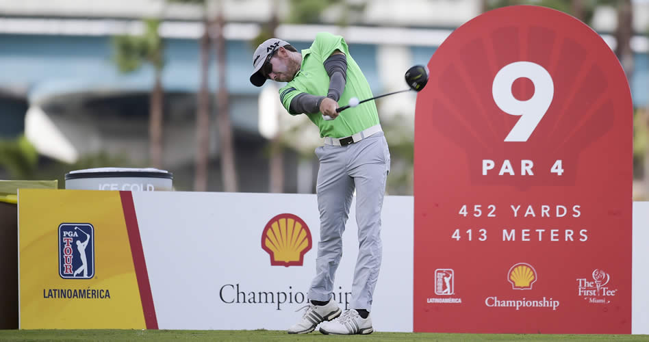 MIAMI, EE.UU. - NOV 30: El estadounidense Jonathan Sanders durante la primera ronda del Shell Championship, último evento de la temporada 2017 del PGA TOUR Latinoamérica que se disputa en el Melreese Country Club / International Links Miami. (Enrique Berardi/PGA TOUR)