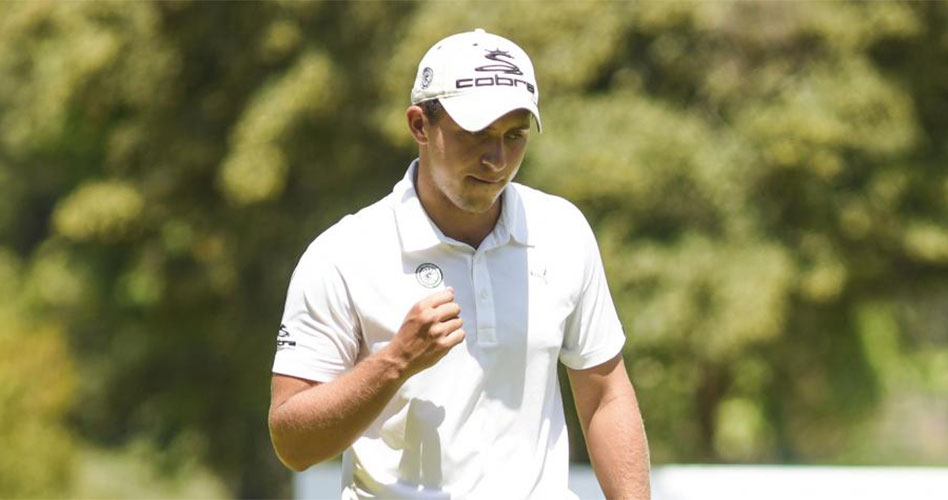 Aguado, de 23 años, nació en Bogotá, pero desde muy pequeño se fue a México, a donde fue trasladado su padre por motivos de trabajo. Allí se hizo golfista. (Enrique Berardi /LAAC)