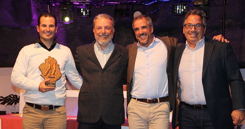 David García, ganador scratch, un joven golfista con mucha progresión