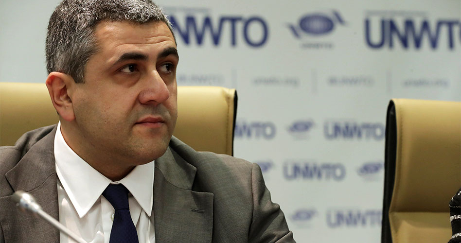 El secretario general de la OMT, Zurab Pololikashvili, presenta los resultados de turismo mundial de 2017 | Foto: EFE