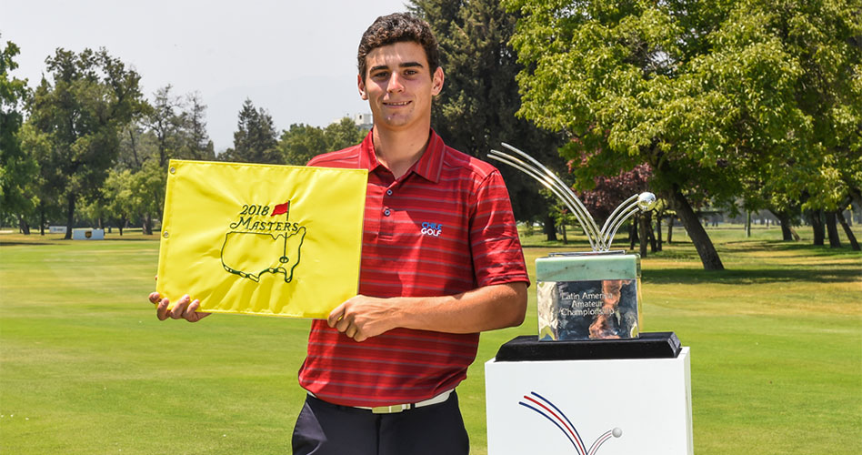 Joaquin Niemann (CHI), campeón del LAAC 2018 (Enrique Berardi/LAAC)