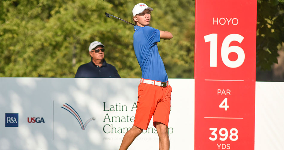 Paul Chaplet inició muy bien en la primera ronda del LAAC 2018 (Enrique Berardi/LAAC)