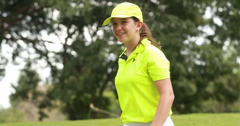 Lúa Pousa, talento juvenil en el 'green'