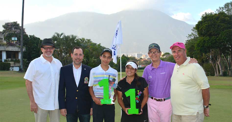 Los campeones del primer Abierto Sambil Juvenil de golf-A