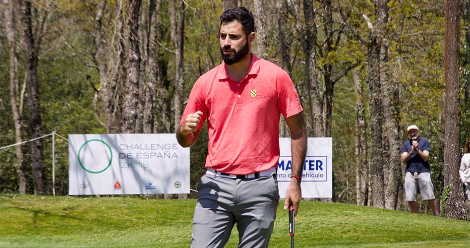 Santiago Tarrío, líder de la general en el Alps Tour