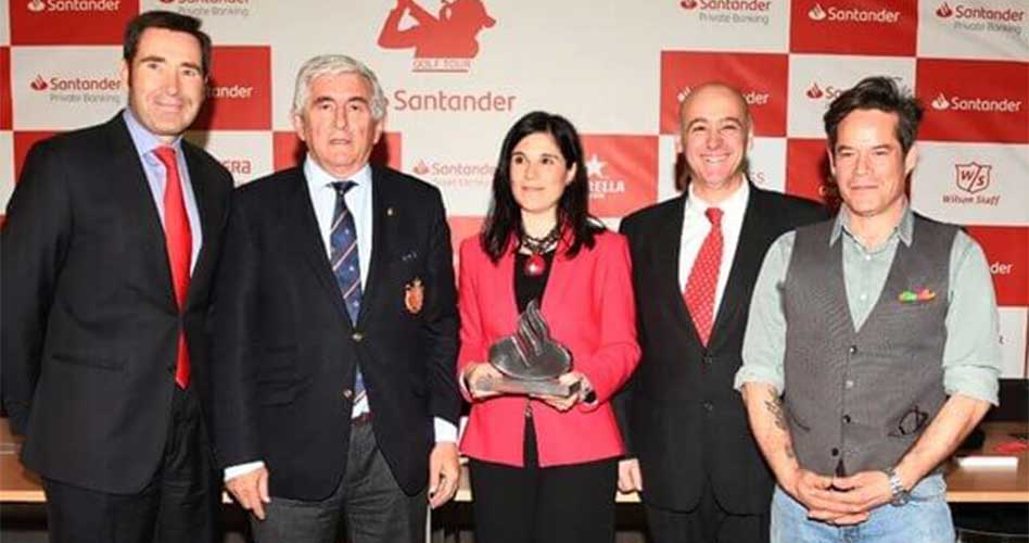 En la imagen, de izquierda a derecha, Felipe Martín, Gonzaga Escauriaza, Adela Martín, Iñigo Aramburu y Jorge Sanz