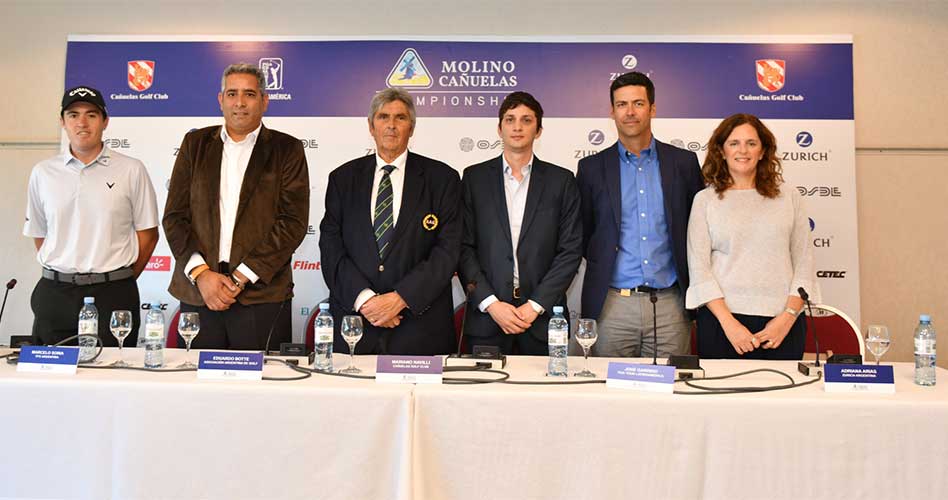 Presentación del III Molino Cañuelas Championship 2019. / Gentileza: Enrique Berardi/PGA TOUR