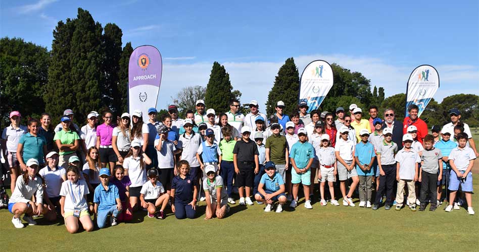 La tercera edición de la Promesas Cup fue un éxito. Más de 80 chicos jugaron la Gran Final durante la tercera ronda del Abierto de la República en el Jockey Club. / Foto: AAG