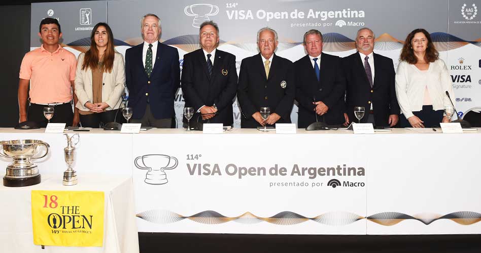 Lanzamiento del 114° VISA Open de Argentina presentado por Macro. / Foto: Enrique Berardi/PGA TOUR.