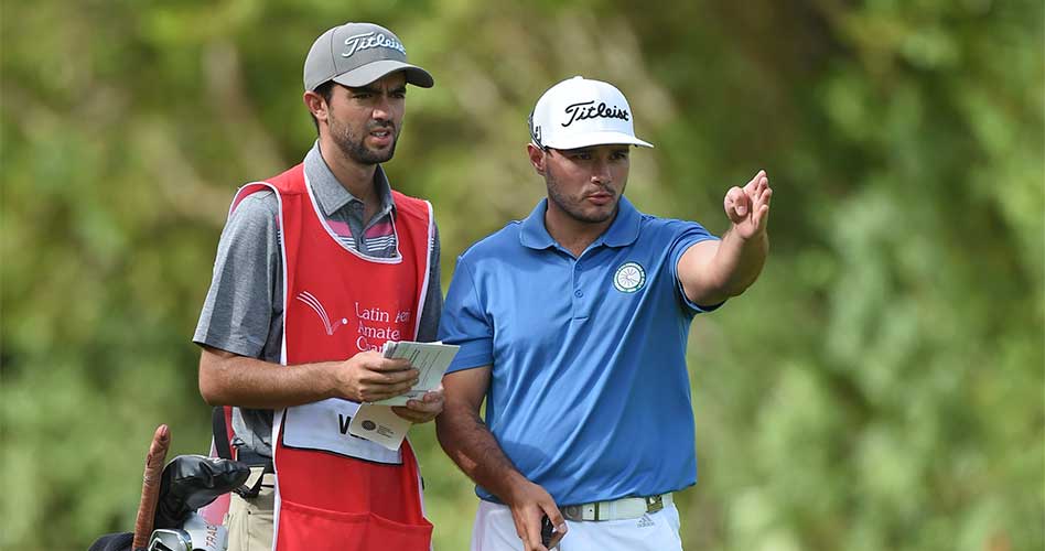El colombiano José Vega es el líder del Latin America Amateur Championship. / Foto: Enrique Berardi/LAAC